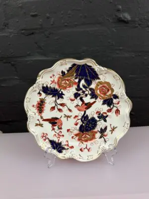 Coalport Hong Kong Scalloped Sandwich / Dessert / Salad Plate 23 cm Wide