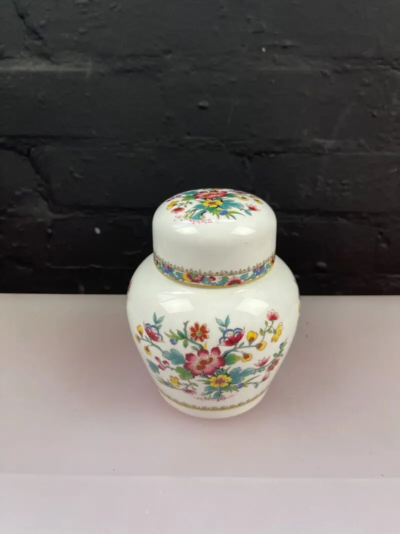 Coalport Ming Rose Ginger Jar 5.5" High