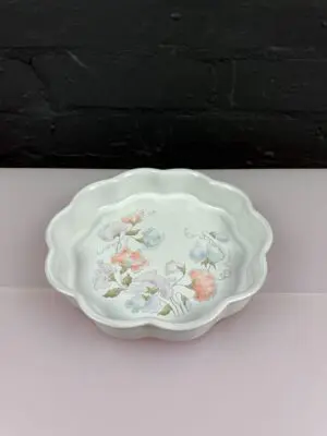 Denby Dauphine Encore Sweet Pea Flan Dish 21 cm Wide x 3.5 cm High