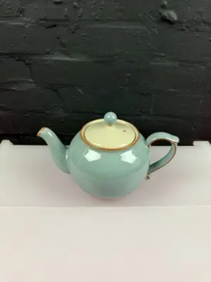 Denby Light Blue Heritage Pavilion Large Tea Pot 2.5 Pints