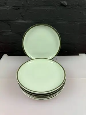 Denby Summit Salad Dessert Plates 21 cm Wide Set of 6