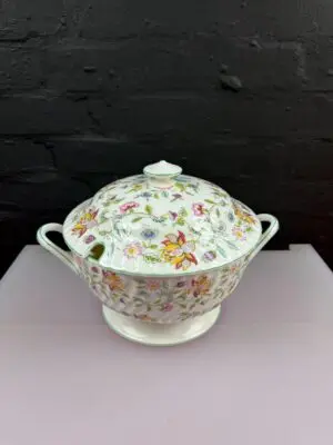 Minton Haddon Hall Large Round Covered Soup Tureen Serving Dish