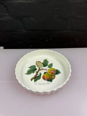 Portmeirion Pomona Squash Pear Flan Quiche 8.25" Wide