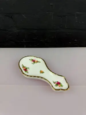 Royal Albert Old Country Roses Spoon Rest 20 cm Wide RARE