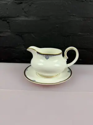 Royal Doulton Princeton H5098 Gravy Boat / Sauce Jug and Stand / Drip Plate Set
