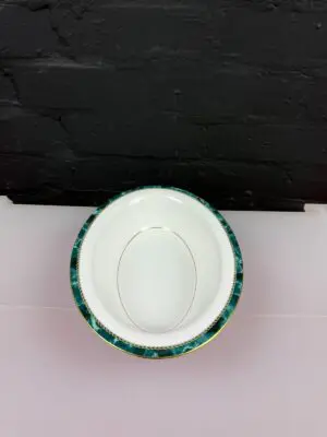 Royal Worcester Medici Green Oval Open Vegetable Serving Dish 27 cm 2 Available
