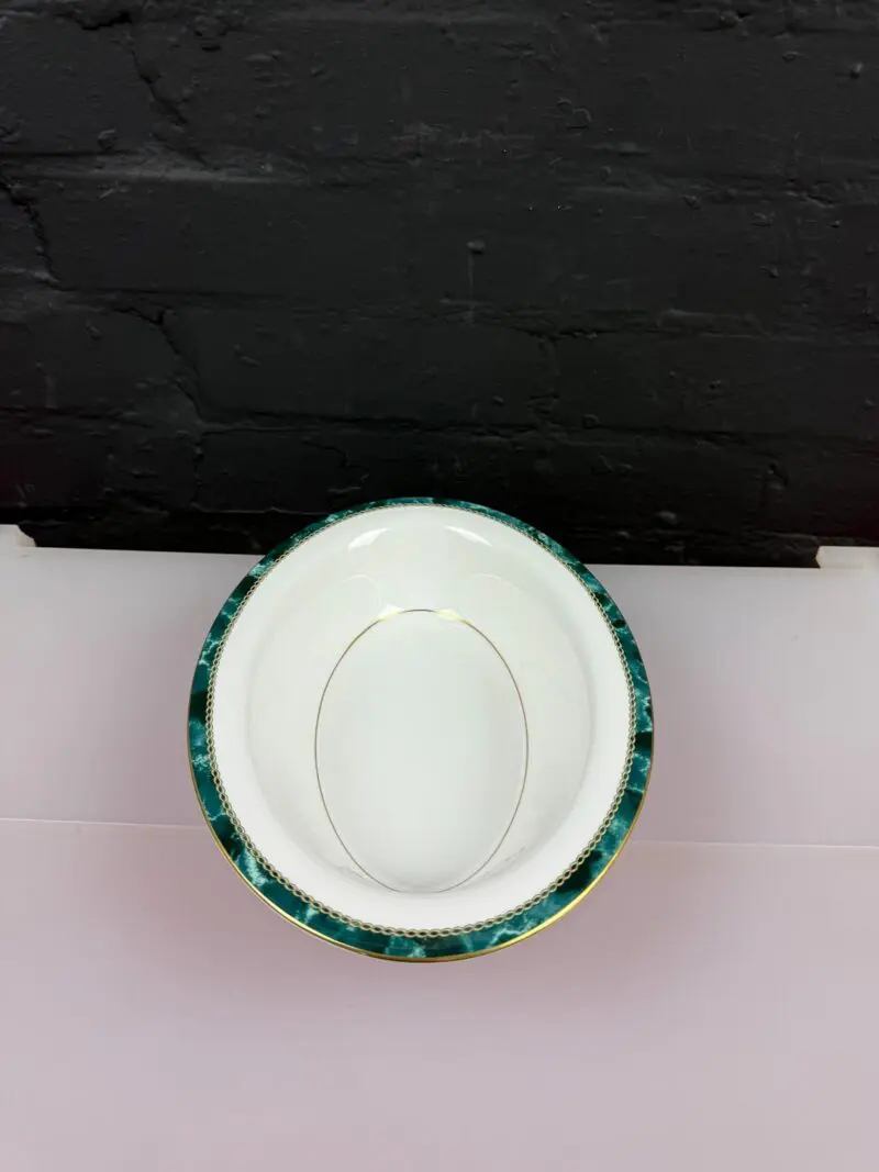 Royal Worcester Medici Green Oval Open Vegetable Serving Dish 27 cm 2 Available