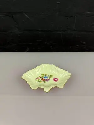Vintage Shelley Floral Flowers Trinket Dish 16.2 cm Wide x 11 cm