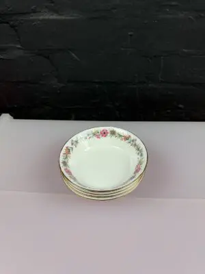4 x Royal Albert Paragon Belinda Fruit / Cereal Bowls 14 cm Wide Set