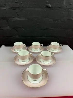 6 x Noritake Stratford 5652 Coffee Espresso Cups and Saucers 2 Sets Available