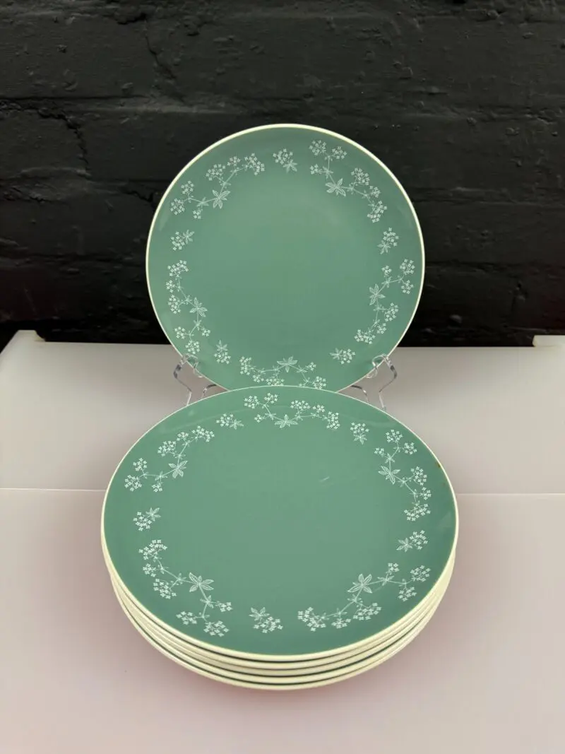 6 x Royal Doulton Queenslace D.6447 Salad Plates 8.25" Wide Set