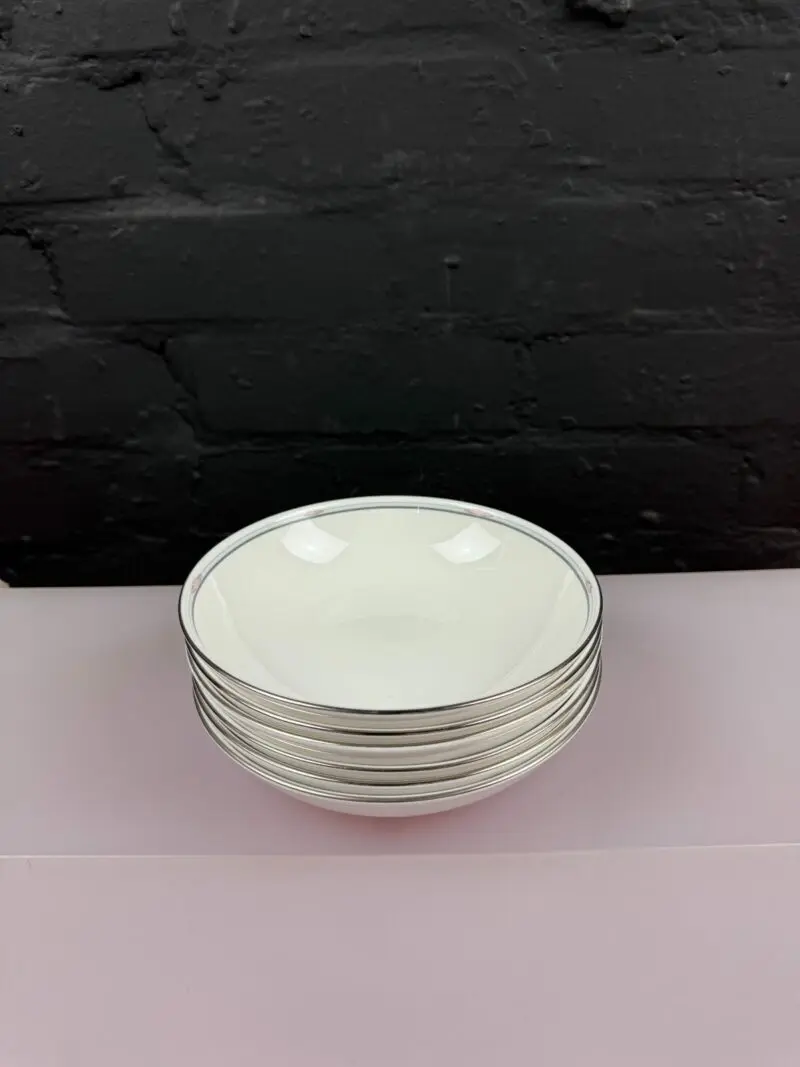 6 x Royal Doulton Simplicity H5112 Cereal / Soup Bowls 17.5cm Wide Set