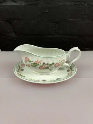 BHS Victorian Rose Gravy Boat / Sauce Jug and Stand / Drip Plate 3 Available