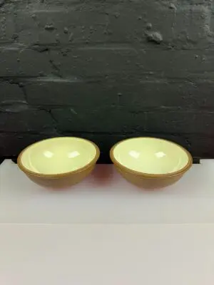 Denby Cinnamon Cereal Bowls 7" Wide 1st Quality 2 Sets of 2 Available