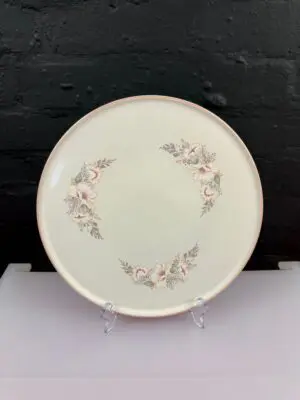 Denby Tivoli Round Flat Pizza Cake Cheese Serving Platter Plate 32 cm Wide