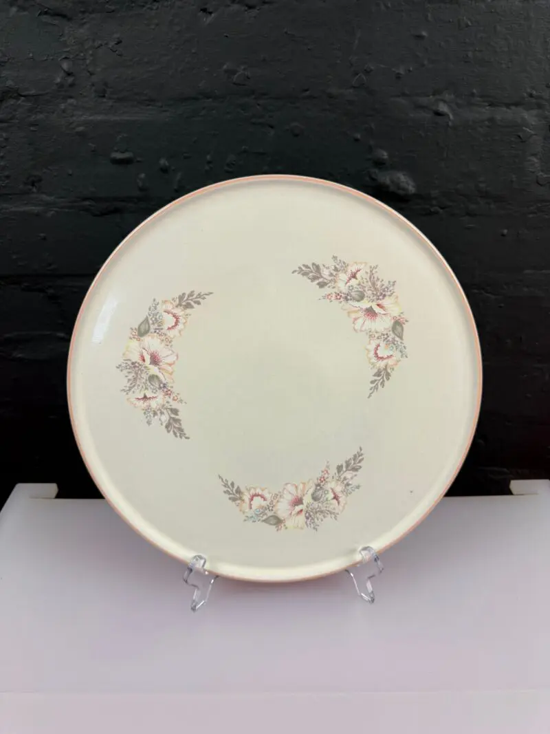 Denby Tivoli Round Flat Pizza Cake Cheese Serving Platter Plate 32 cm Wide