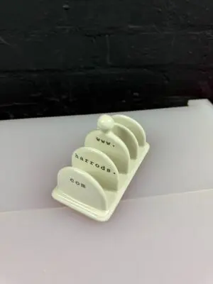 Harrods Knightsbridge Toast Rack Cream 15 cm 4 Slots