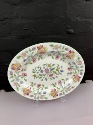 Minton Haddon Hall Oval Carving Serving Platter Plate 34.5 cm x 27 cm