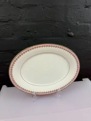 Noritake Momentum 7734 Oval Carving Serving Platter Plate 34.5 cm x 26 cm