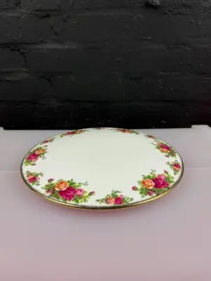 Royal Albert Old Country Roses Domed Gateaux Cake Stand 11.25" Wide 2 Available