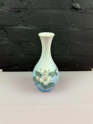 Royal Copenhagen Art Nouveau Large Bud Vase 53/51 Flowers Blue 83.5" High