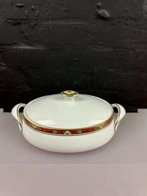 Royal Crown Derby Cloisonne 1st Oval Lidded Vegetable Serving Dish Tureen 2000