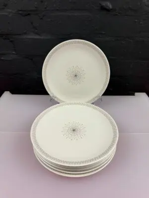Royal Doulton Morning Star T.C1026 Salad Plates 21.5 cm Wide Set of 8