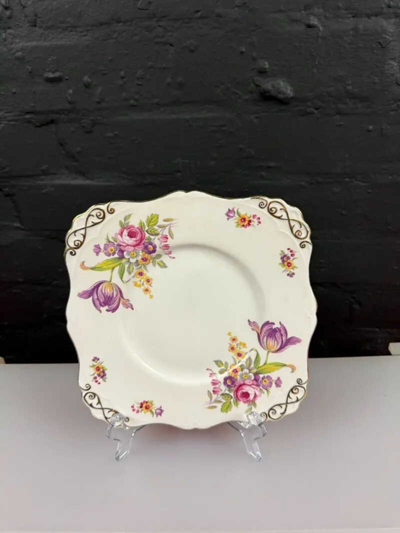 Tuscan Montrose Square Cake / Bread Plate 22.5 cm Wide