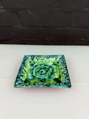 Welsh Vintage Porthmadog Porthmadoc Studio Pottery Pin Trinket Dish 15 cm
