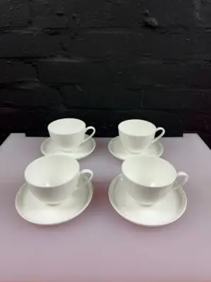 4 x Johnson Brothers Montreal Tea Cups and Saucers 2 Sets Available
