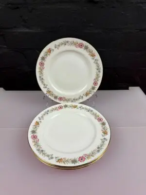 4 x Royal Albert / Paragon Belinda Salad Plates 20.5 cm 8" Wide Set