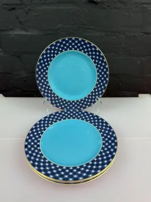 4 x Wedgwood Aphrodite 1997 Accent Salad Plates 8" Wide 2 Sets Available