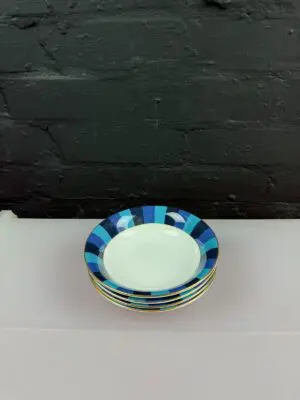 4 x Wedgwood Aphrodite 1997 Cereal Bowls 15.5 cm Wide Set