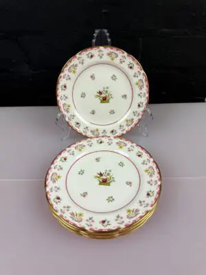 4 x Wedgwood Williamsburg Bianca Tea / Side Plates 15.5 cm Wide Set