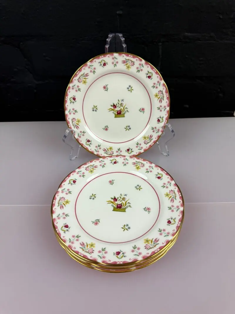 4 x Wedgwood Williamsburg Bianca Tea / Side Plates 15.5 cm Wide Set