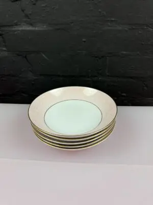 5 x Noritake Stratford 5652 Cereal / Soup Bowls 7.4" Wide Set