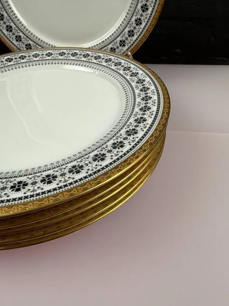 6 x Noritake Scheherazade 2044 Dinner Plates 10.5