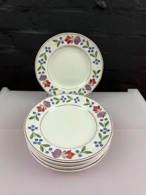 Adams Old Colonial Dessert / Salad Plates 9" Wide Set of 8