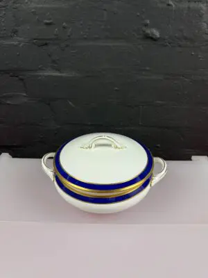 Coalport Rutland Blue Covered / Lidded Vegetable Serving Dish / Tureen