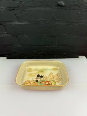 Denby Autumn Scenes Rectangle Vegetable Serving Dish 9.25" x 6.5"