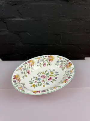 Minton Haddon Hall Oval Open Vegetable Serving Dish 10.75" Wide 2 Available