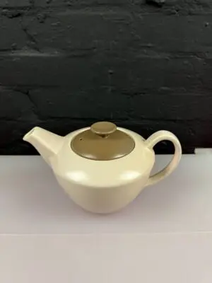 Poole Twintone Sepia Mushroom Tea Pot 1.75 Pints
