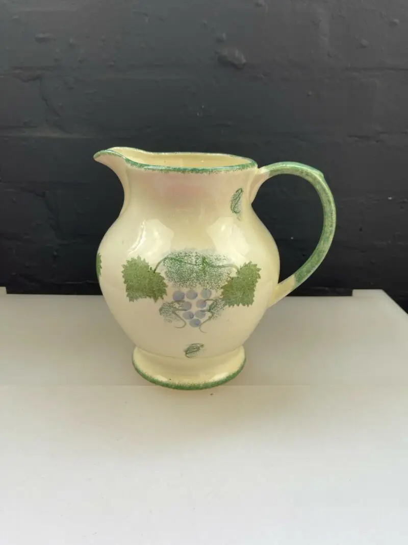Poole Vineyard Grape Vine Large Water Jug / Pitcher 8" 20.5 cm High