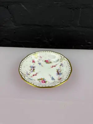 Royal Crown Derby Antoinette A1225 Fruit Saucer Bowl 5.25" Wide LI 1988 2nd