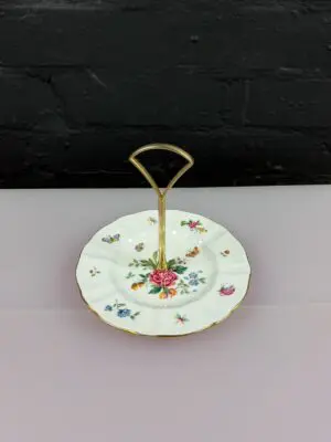 Royal Crown Derby Derby Days Tier Cake Stand Side Plate 16 cm Wide 1st 1986
