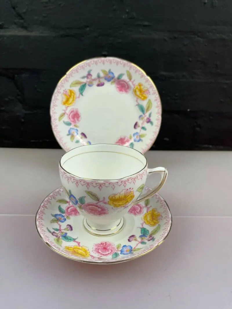 Royal-Grafton-Pomeroy-Tea-Trio-Cup-Saucer-and-Side-Plate-3-Sets-Available-RARE-324674218244 Royal Grafton Pomeroy Tea Trio Cup Saucer and Side Plate 3 Sets Available RARE