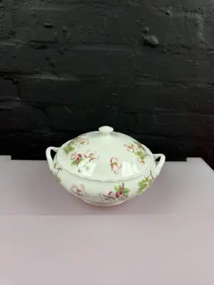 Wedgwood Apple Blossom Covered Vegetable Serving Tureen Dish 2 Available