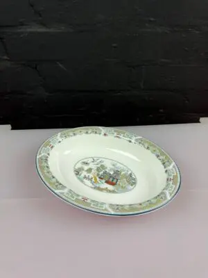 Wedgwood Chinese Legend Open Oval Vegetable Serving Dish 26 cm 2 Available