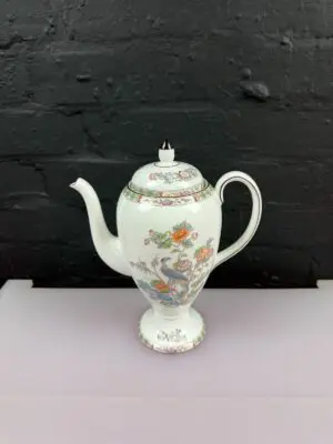 Wedgwood Kutani Crane Large Coffee Pot 1.75 Pints