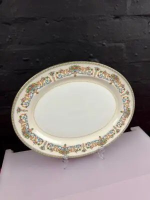 Aynsley Henley Large Oval Carving Serving Platter Plate 15.75" x 12.25"